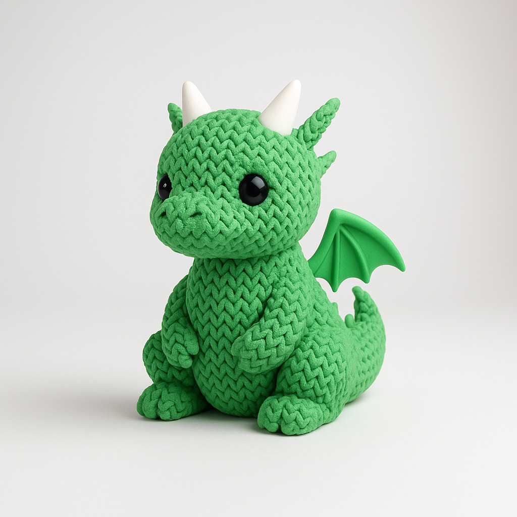 Knitted Dragon
