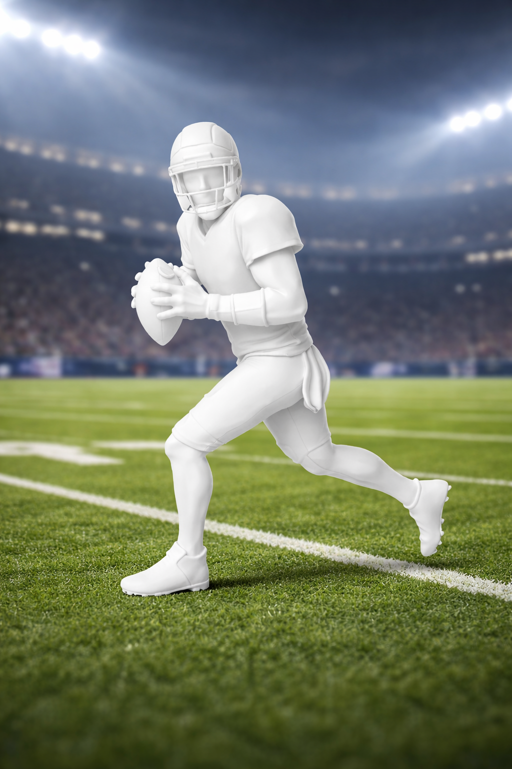 Football Quarterback - Blank Canvas