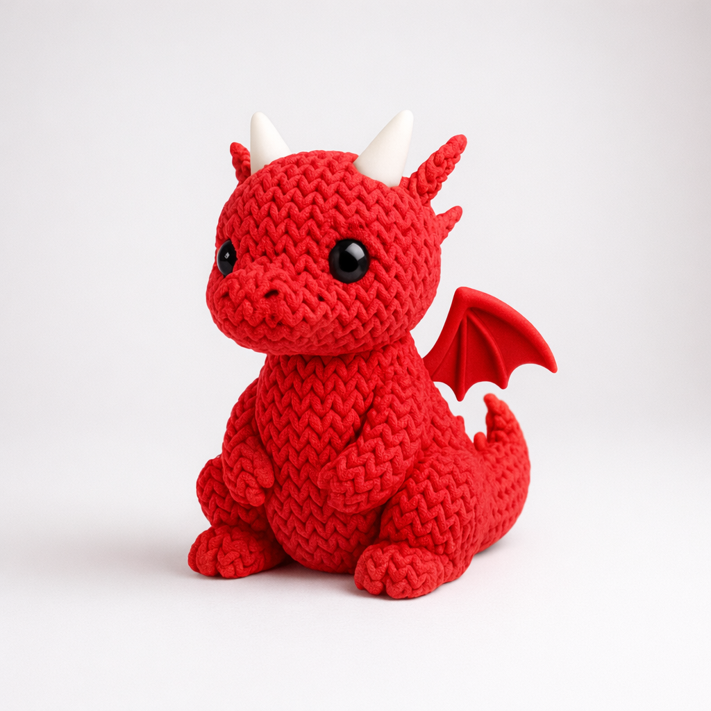 Knitted Dragon
